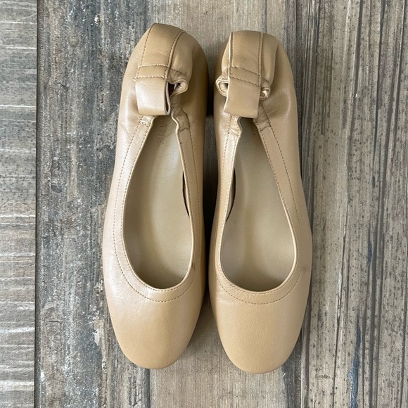 Everlane The Italian Leather Day Heel in light tan taupe size 6 - Picture 3 of 11